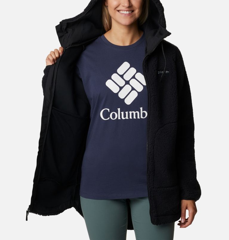 Veste en Sherpa CSC Femme, Color: Black, image 5