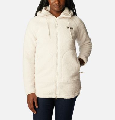 Columbia Womens Sweet View Fleece Hooded Pullover - White