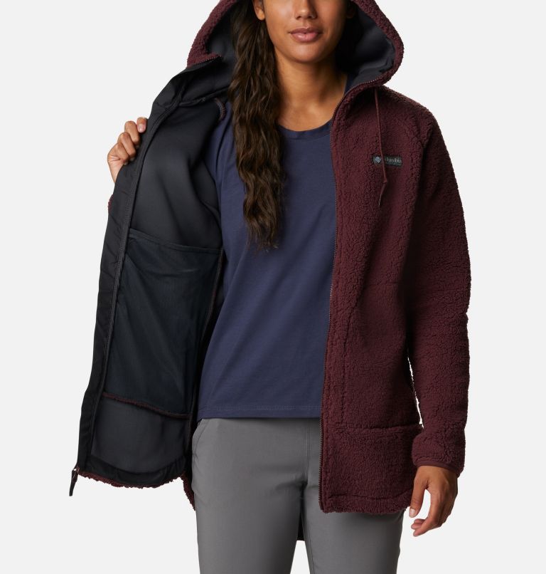 Thumbnail: Women's CSC Sherpa Jacket, Color: Malbec, image 5