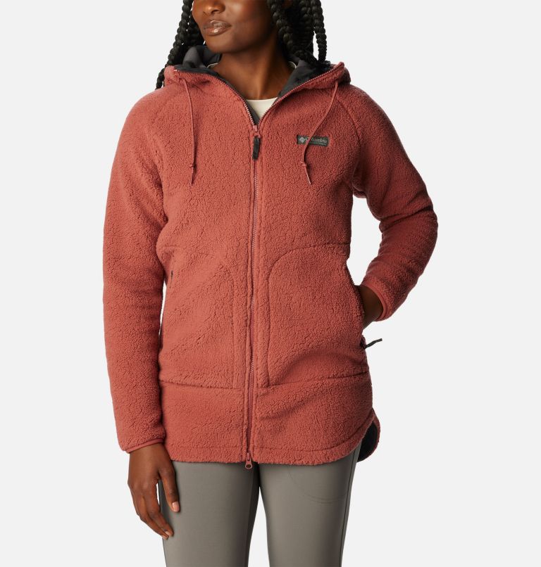 Thumbnail: Women's CSC Sherpa Jacket, Color: Beetroot, image 1