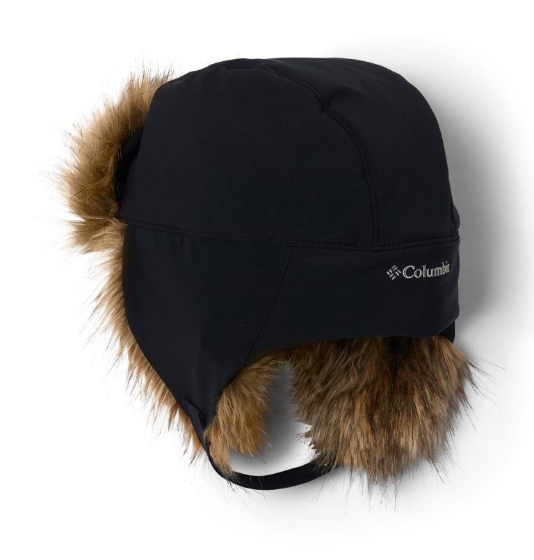 Winter Challenger Trapper Hat, Color: Black, Brown, image 2