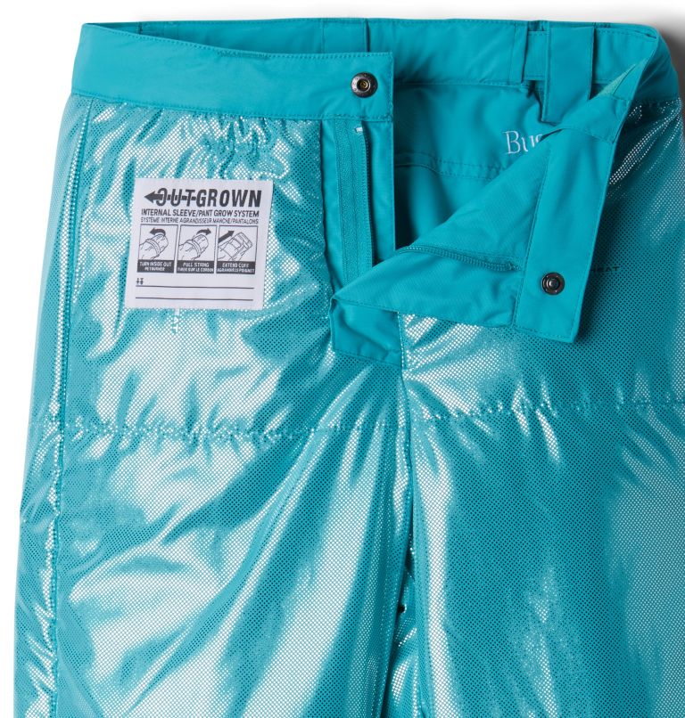 Thumbnail: Kids' Bugaboo II Insulated Ski Pants, Color: Geyser, image 4