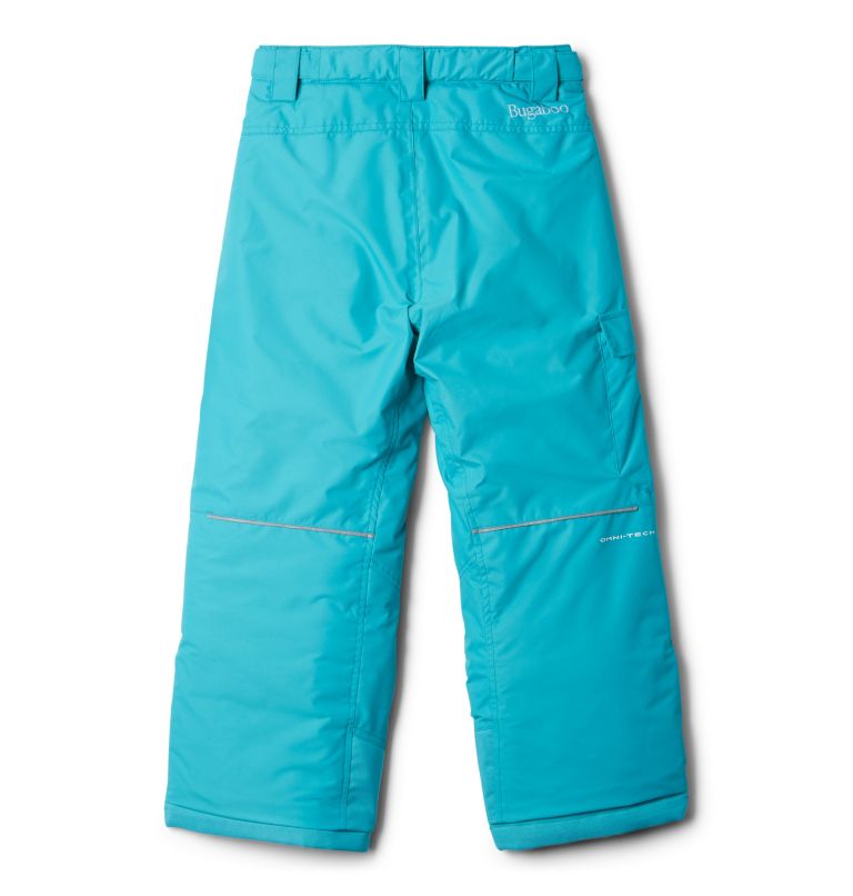 Thumbnail: Kids' Bugaboo II Insulated Ski Pants, Color: Geyser, image 2