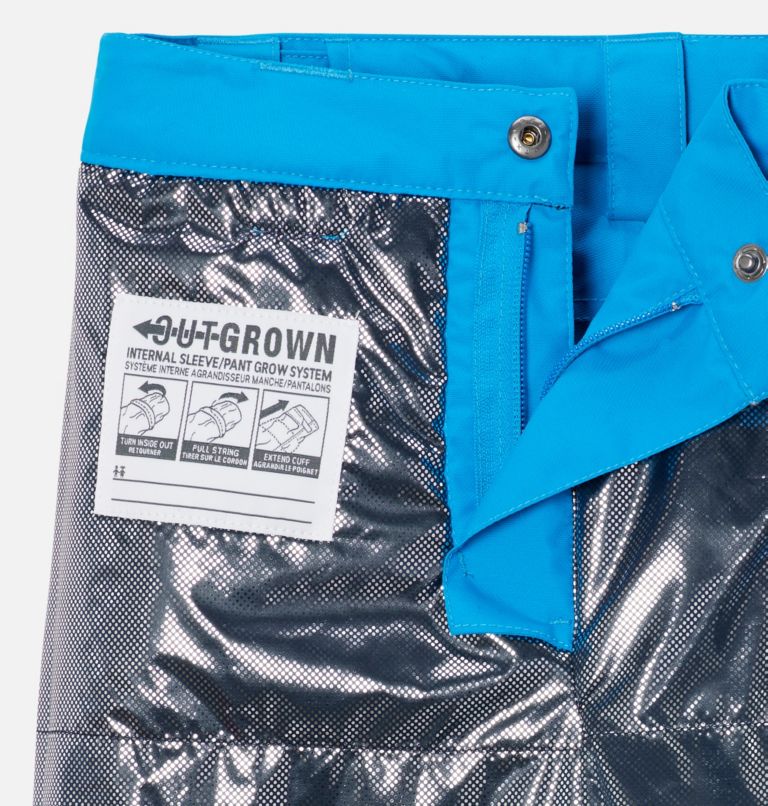 Kids' Bugaboo II Insulated Ski Pants, Color: Compass Blue, image 3