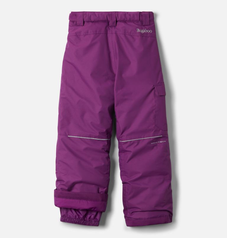 Kids' Bugaboo II Insulated Ski Pants, Color: Plum, image 3