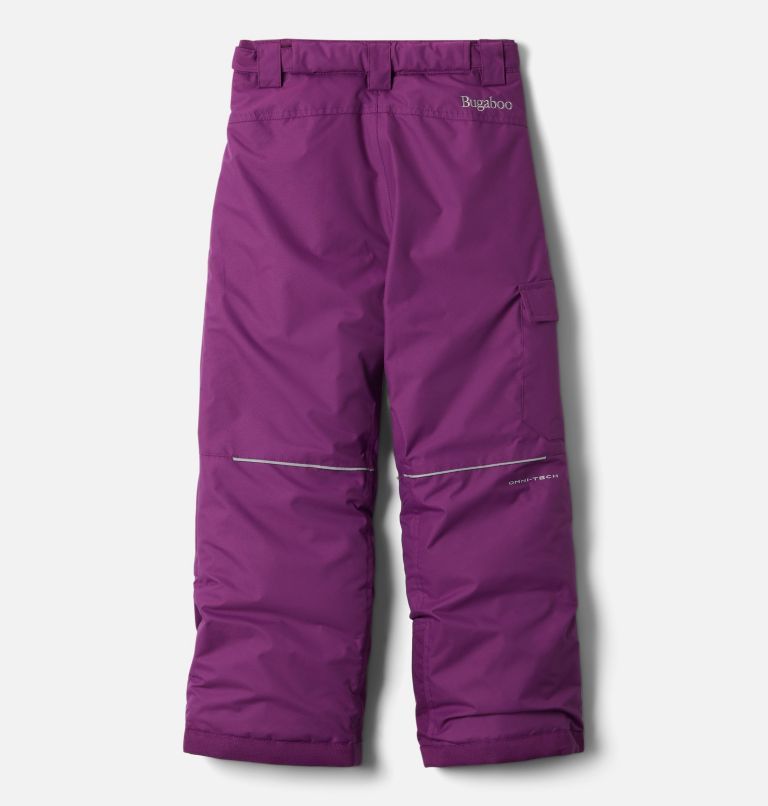 Kids' Bugaboo II Insulated Ski Pants, Color: Plum, image 2