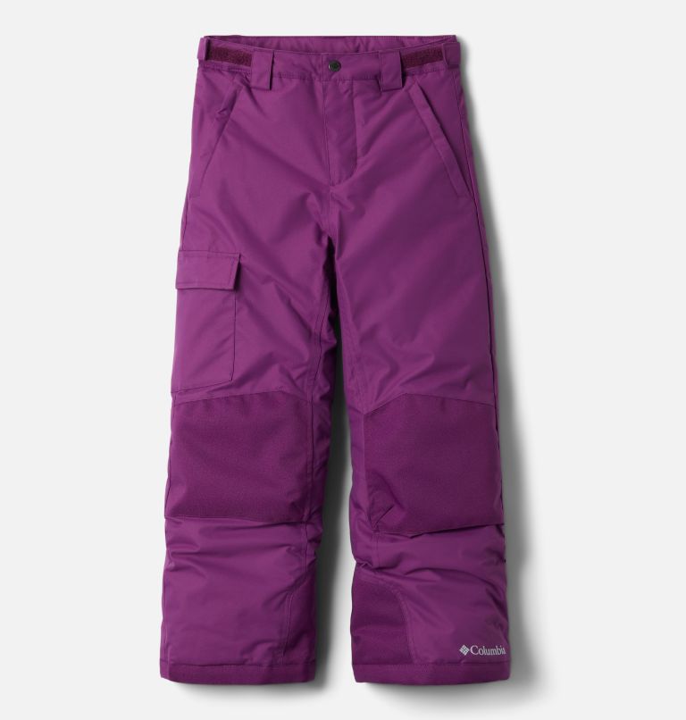 Kids' Bugaboo II Insulated Ski Pants, Color: Plum, image 1