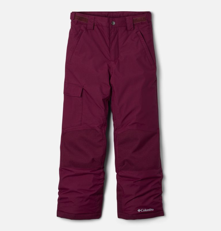 Kids' Bugaboo II Insulated Ski Pants, Color: Marionberry, image 1