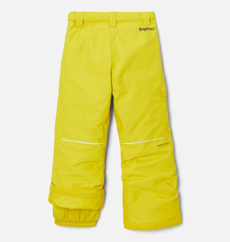 Kids' Bugaboo II Insulated Ski Pants, Color: Laser Lemon, image 2