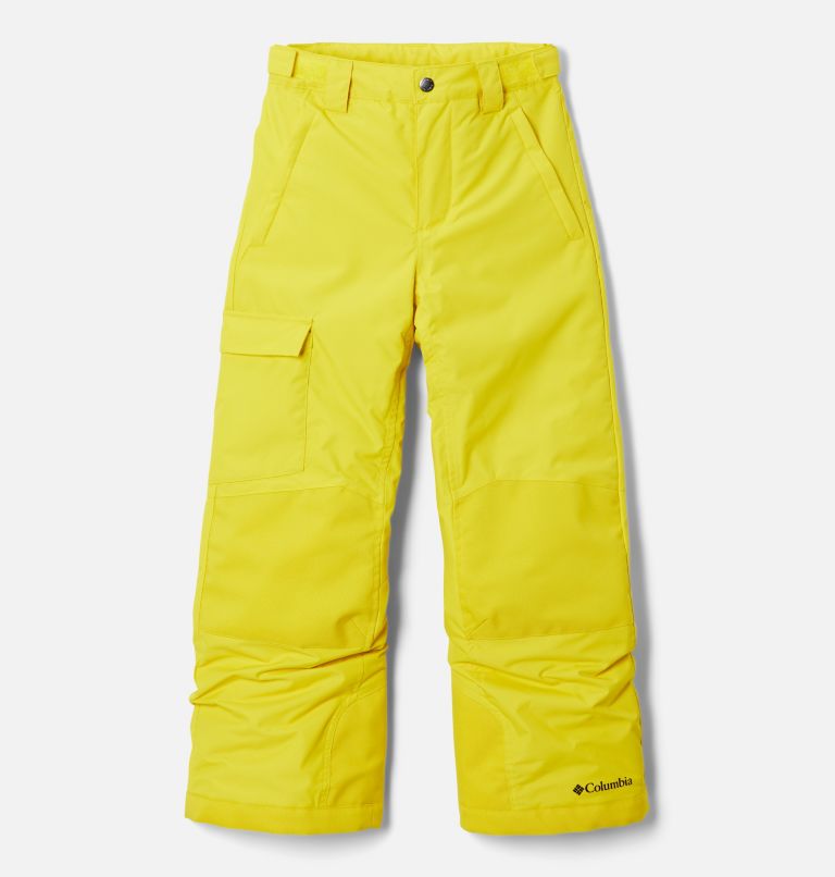 Kids' Bugaboo II Insulated Ski Pants, Color: Laser Lemon, image 1