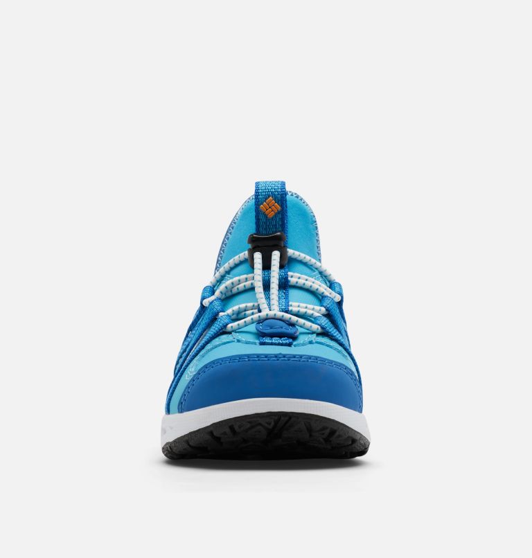 Thumbnail: Little Kids' Okolona Water Shoe, Color: Cyan Blue, Flame Orange, image 7