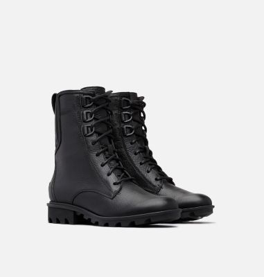 lace front boots womens