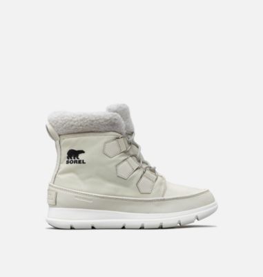 sorel explorer carnival white