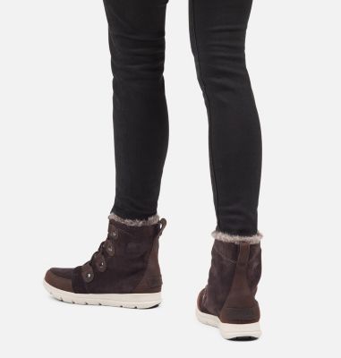 Women's Sorel&trade; Explorer Joan Boot SOREL&trade; EXPLORER JOAN | 282 | 5, Blackened Brown, video
