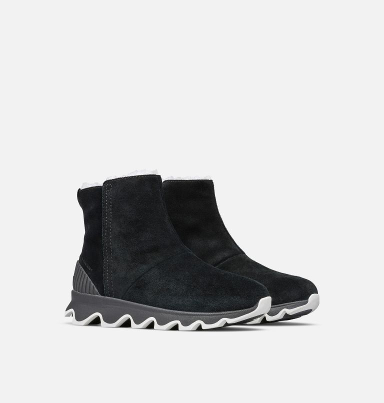 Thumbnail: Kinetic Short Sneaker-Stiefel für Frauen, Color: Black, Sea Salt, image 2