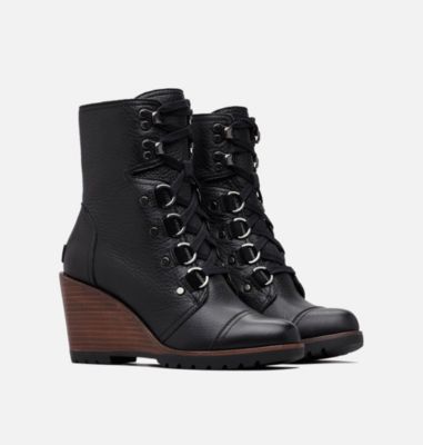 sorel after hours lace up bootie