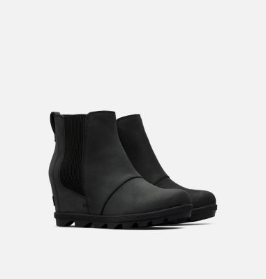 joan of arctic ii waterproof wedge bootie sorel