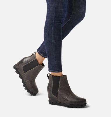 joan of arc wedge chelsea boot