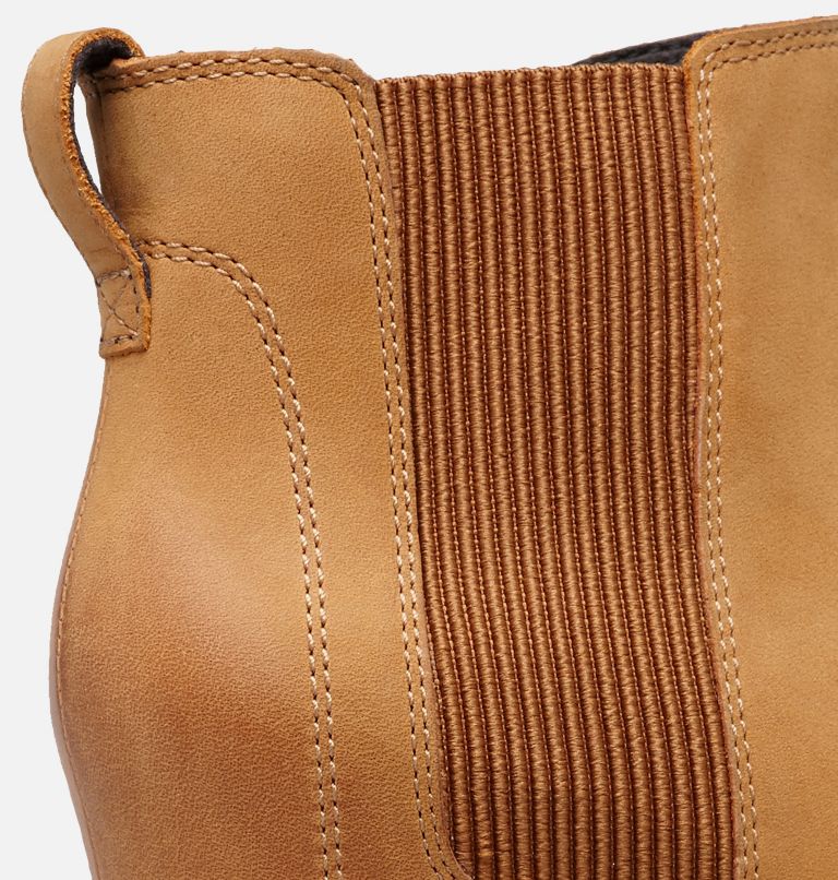 Women's Joan of Arctic Wedge Chelsea Boot, Color: Camel Brown, image 6