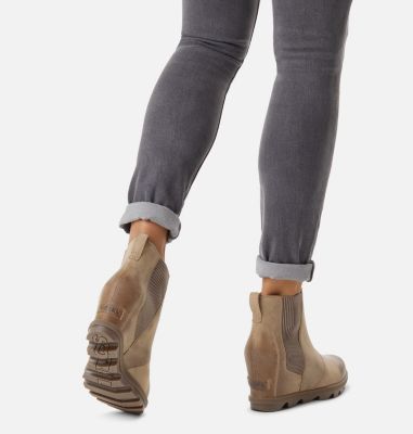 women's sorel joan of arctic wedge ii chelsea boots