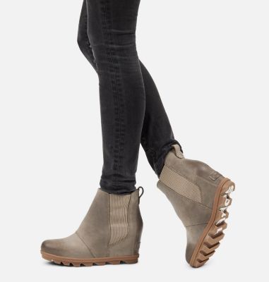 wedge heel sorel boots