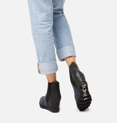 joan of arc wedge chelsea boot