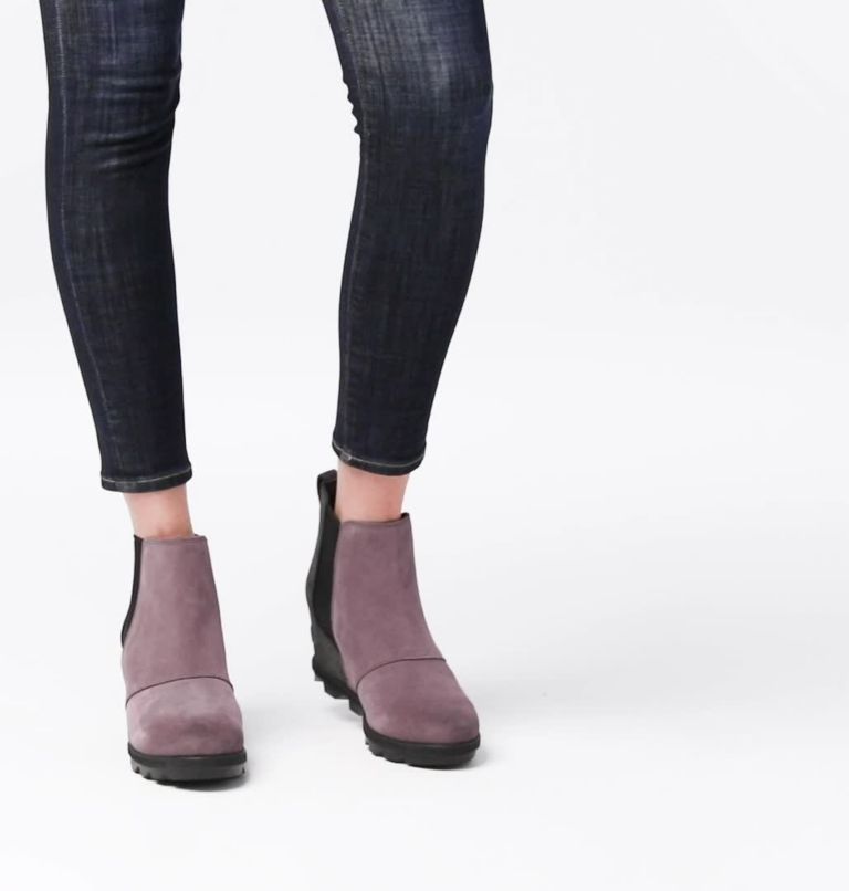 JOAN OF ARCTIC WEDGE II CHELS | 574 | 6, Color: Purple Sage