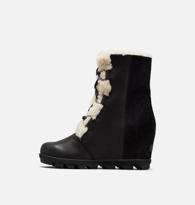 Sorel joan of arctic wedge shearling black outlet