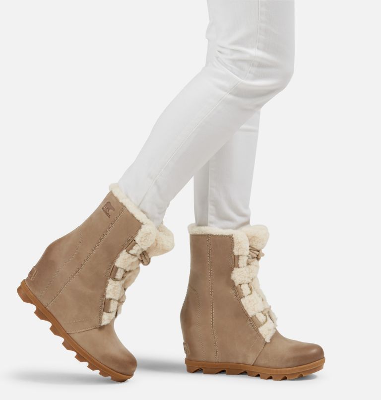 Sorel joan of clearance arc shearling wedge