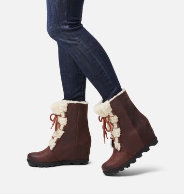 sorel joan of arctic wedge ii shearling boots