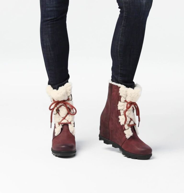 Sorel shearling lined fashion boots