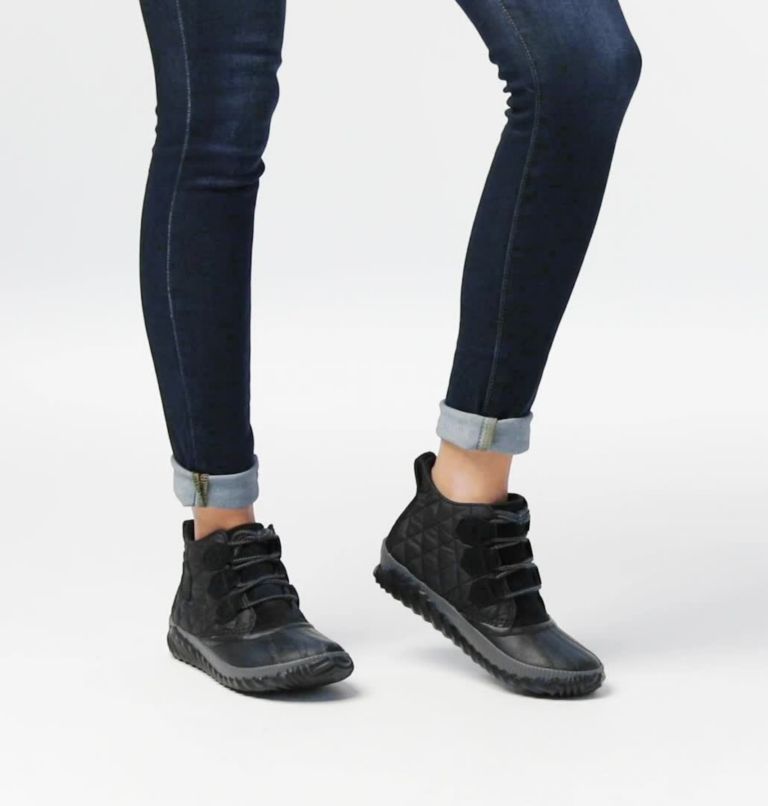 Women's Out ’N About Plus Boot, Color: Black, Quilted