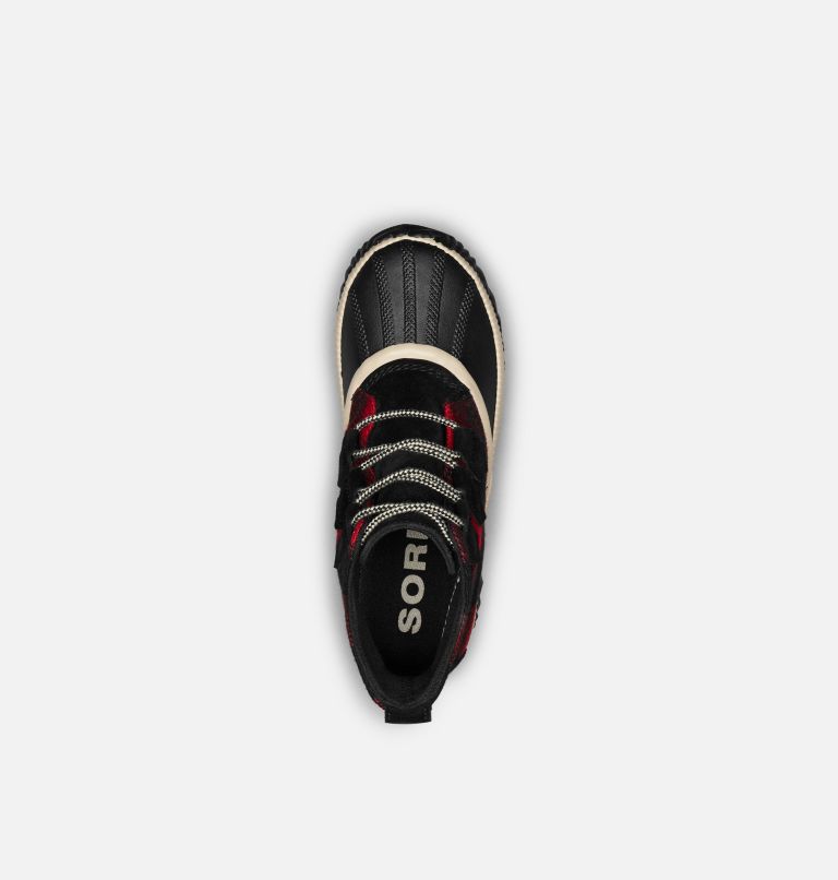 Women's Out ’N About Plus Boot, Color: Black, Red Plaid, image 5