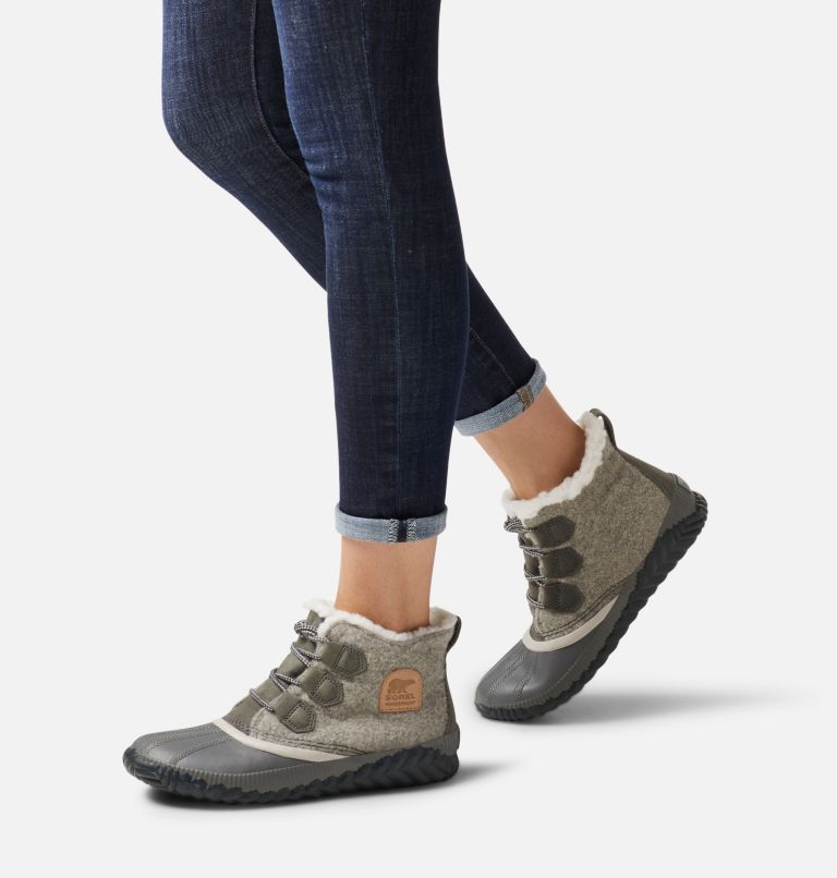Women's Out ’N About Plus Boot, Color: Natural Tan, Felt, image 7