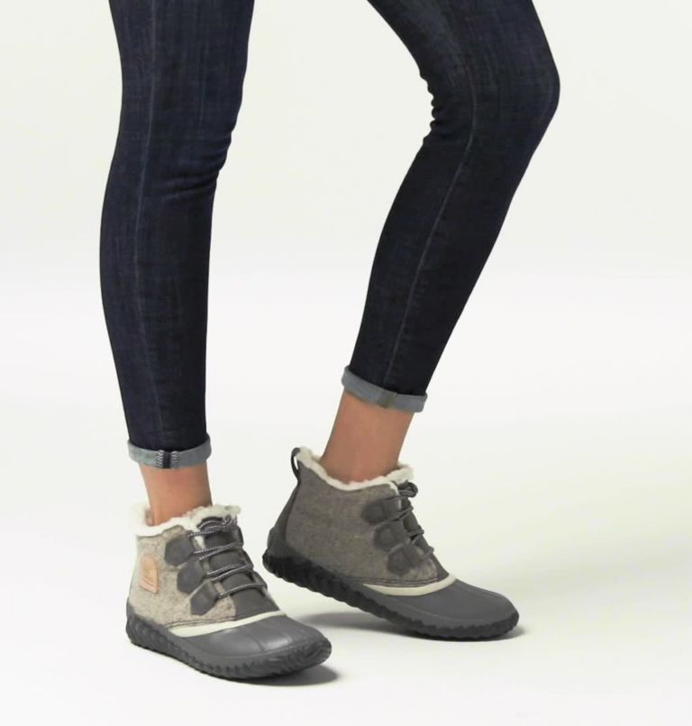 Women's Out ’N About Plus Boot, Color: Natural Tan, Felt