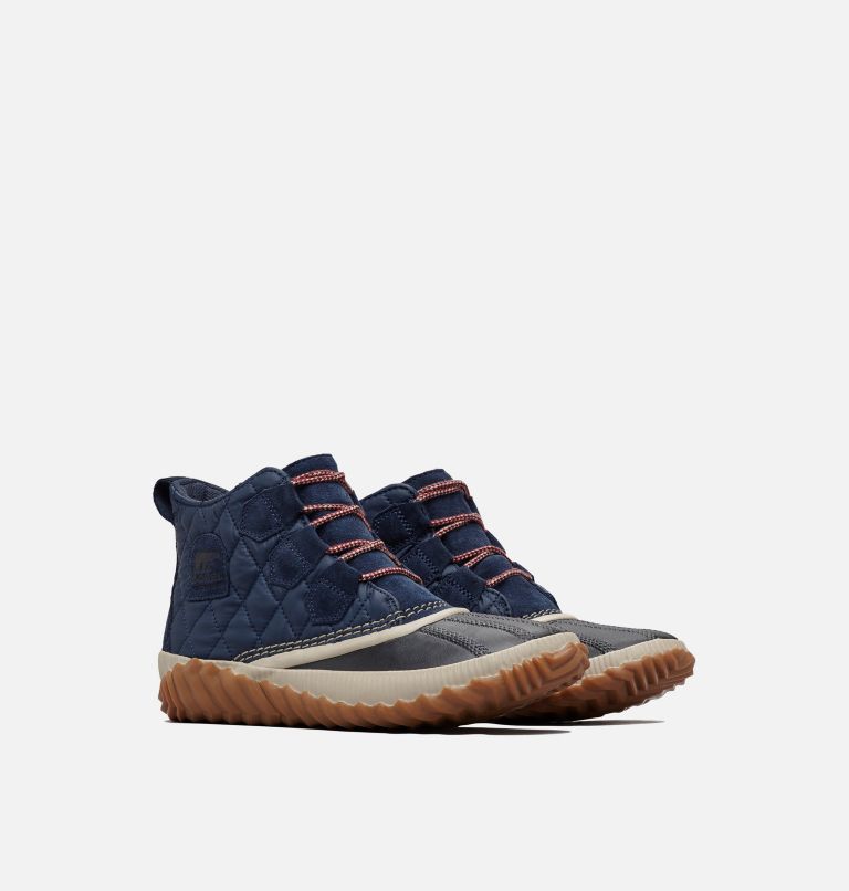 Women's Out ’N About Plus Boot, Color: Collegiate Navy, Quilted, image 2