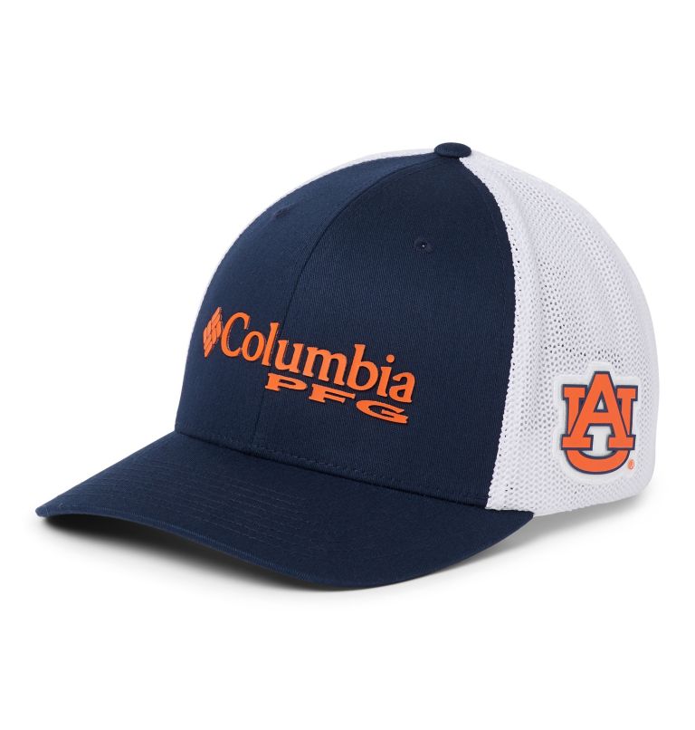 Columbia PFG Mesh Ball Cap - Auburn - S/M - Blue