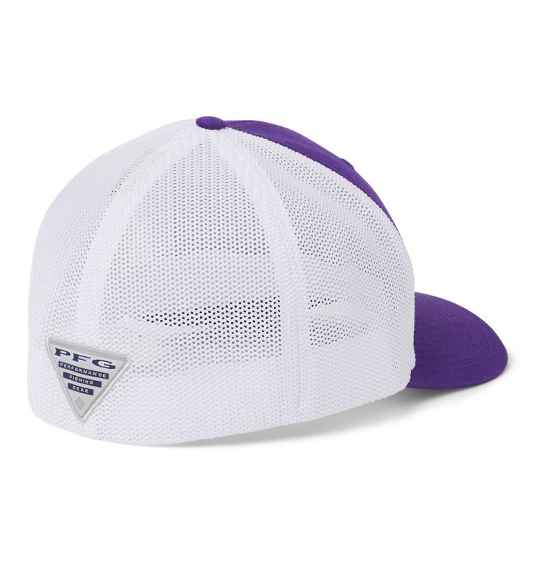 PFG Mesh Ball Cap - Clemson, Color: CLE - Vivid Purple, image 2