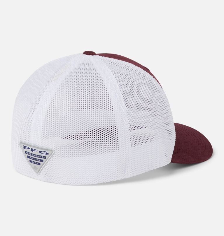 Columbia Texas A&M Aggies PFG Stretch Cap - Maroon/White