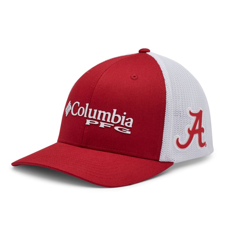 Columbia PFG Trucker Snapback Hat - Red