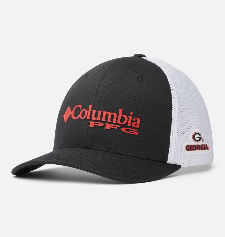 Columbia Sportswear Men's University of Georgia Collegiate PFG Mesh Ball  Cap