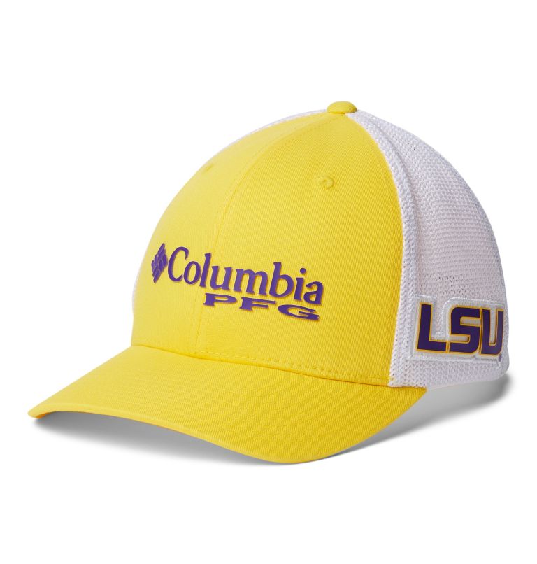 CLG PFG Mesh Ball Cap | 798 | L/XL, Color: LSU - Collegiate Yellow, image 1