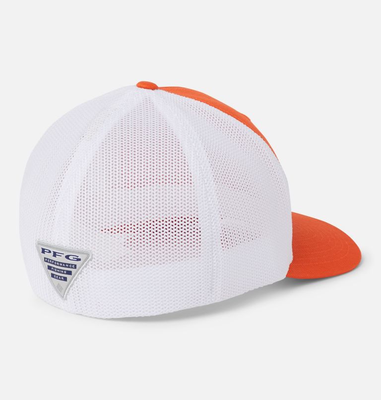 PFG Mesh Ball Cap - Clemson, Color: CLE - Spark Orange, image 2