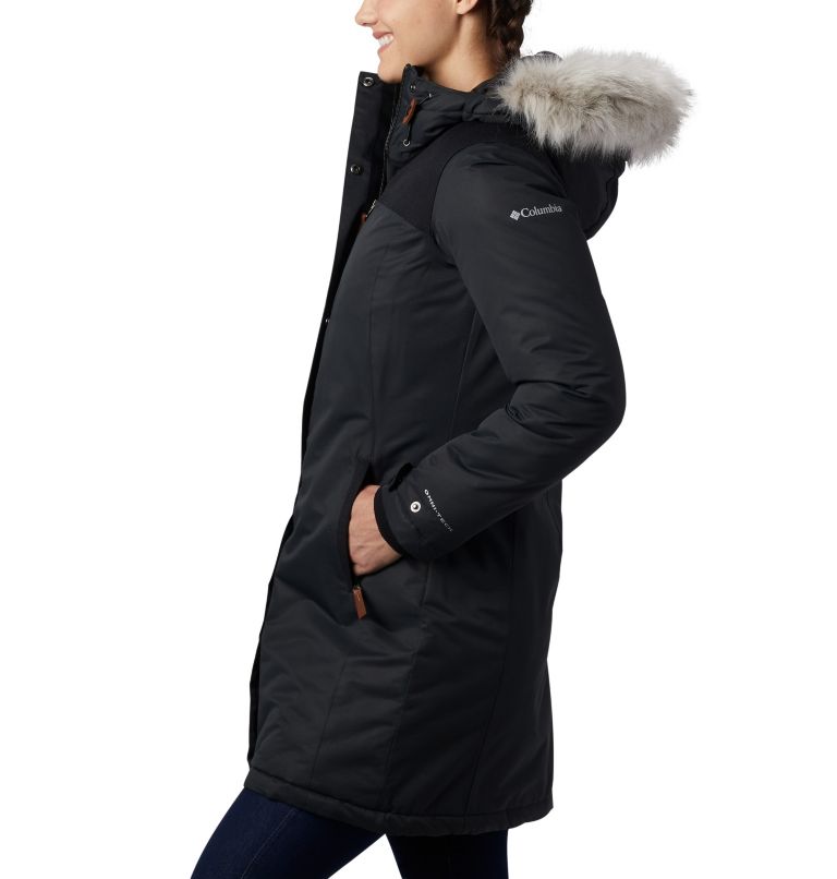 Thumbnail: Women's Lindores Waterproof Insulated Parka, Color: Black, image 3