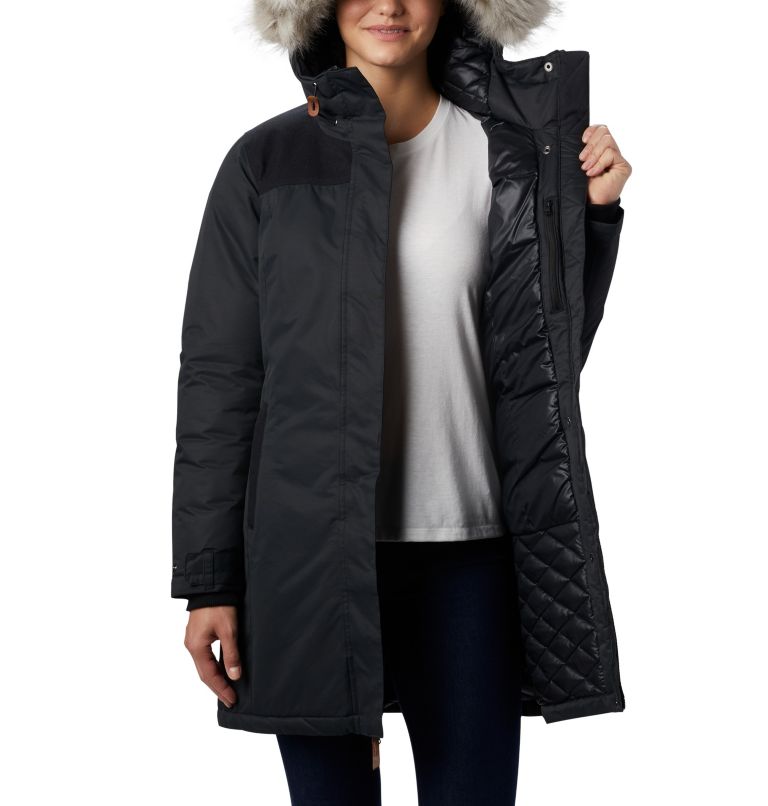 Women's Lindores Waterproof Insulated Parka, Color: Black, image 5