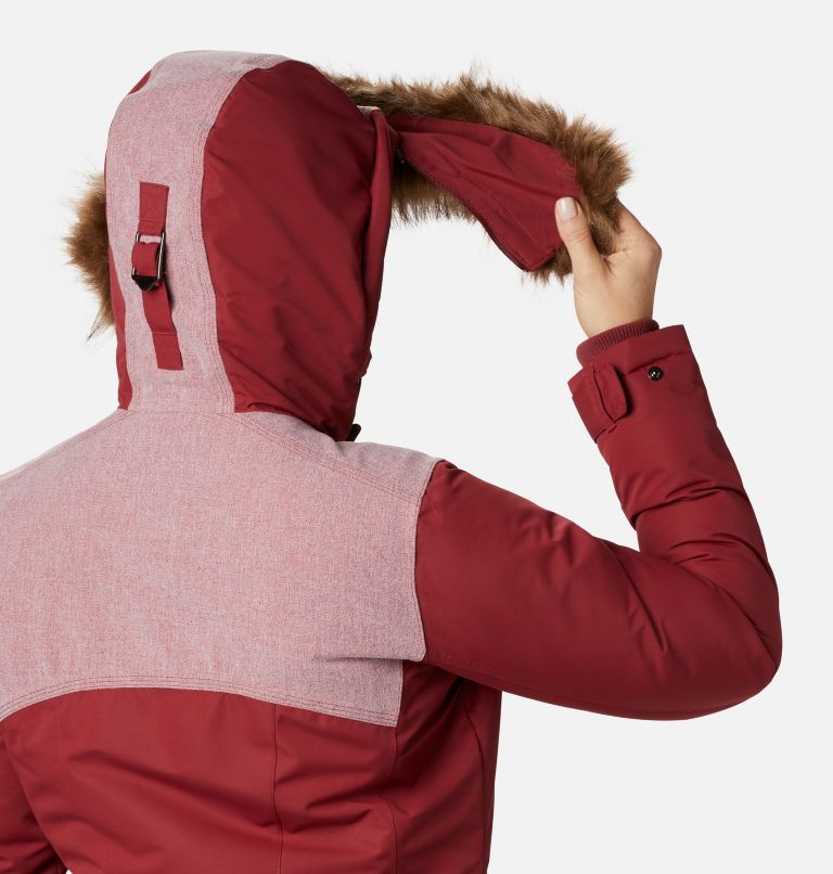 Women's Lindores Jacket, Color: Marsala Red, Marsala Red Heather, image 4