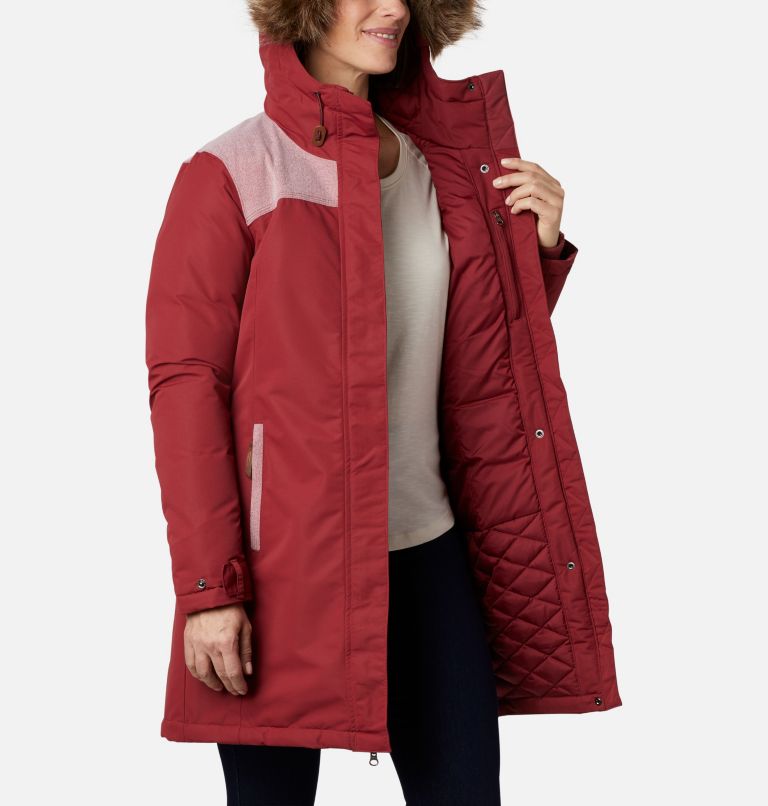 Women's Lindores Jacket, Color: Marsala Red, Marsala Red Heather, image 5