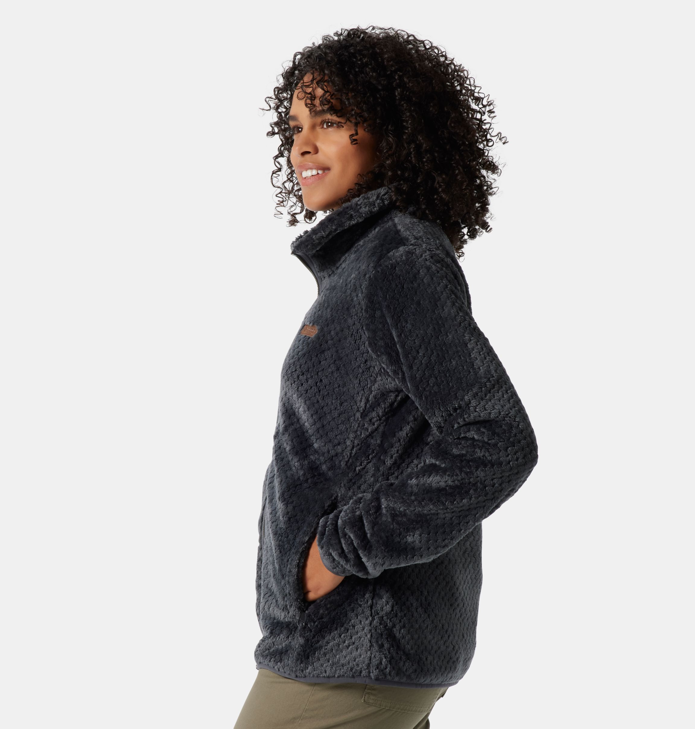 Columbia Forro polar Fire Side II Sherpa Blanco S Mujer