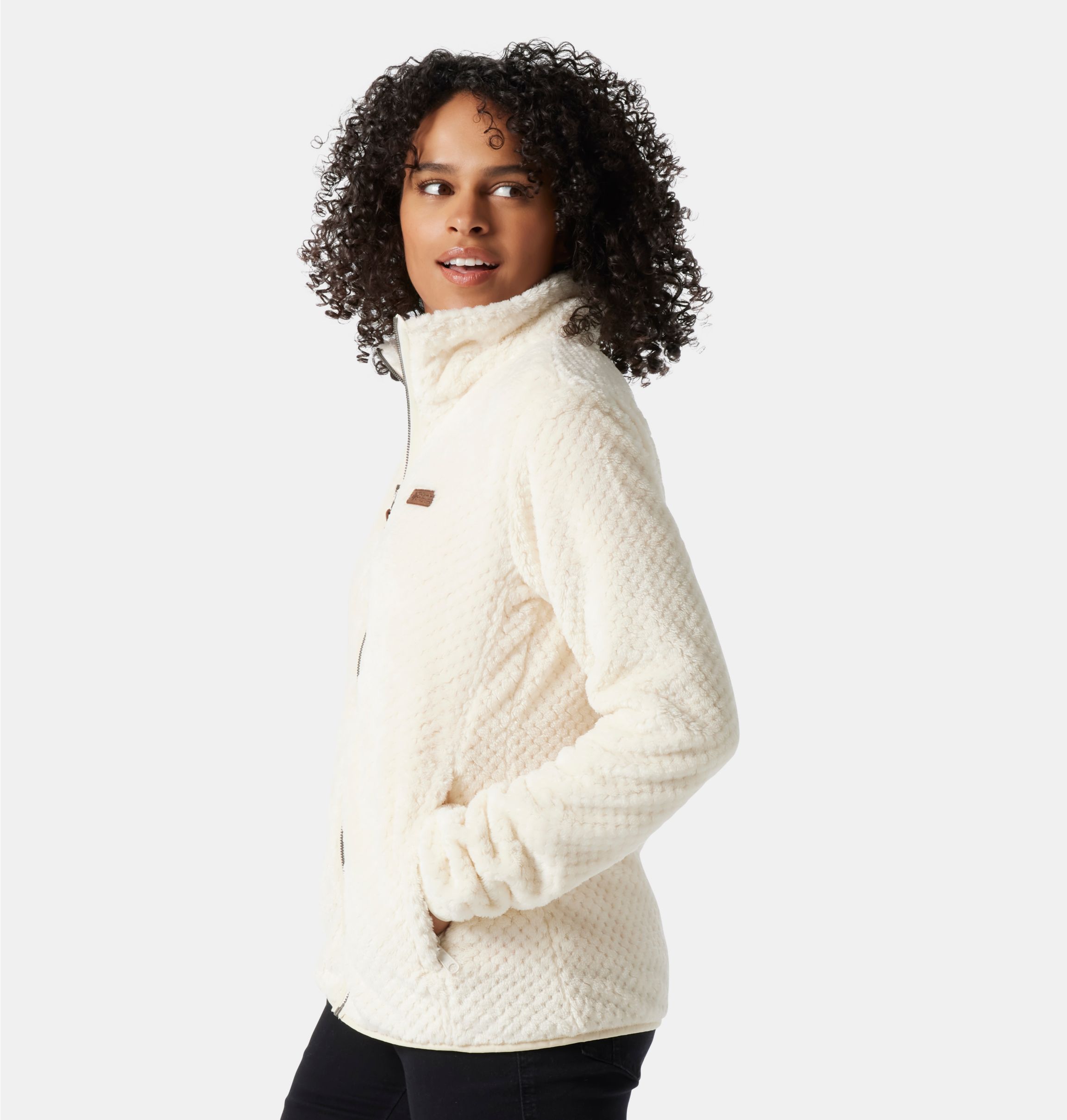 Forro Polar Columbia Mujer Compra Online - Fireside Sherpa Chamarras  Amarillos Claro