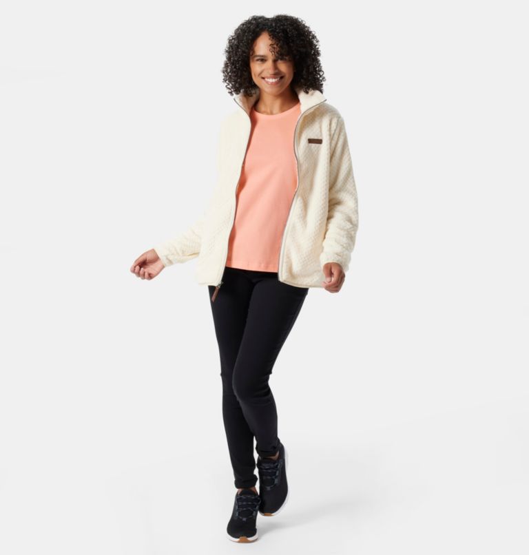 Columbia Forro polar Fire Side II Sherpa Blanco S Mujer